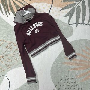 MSU crop top size small.